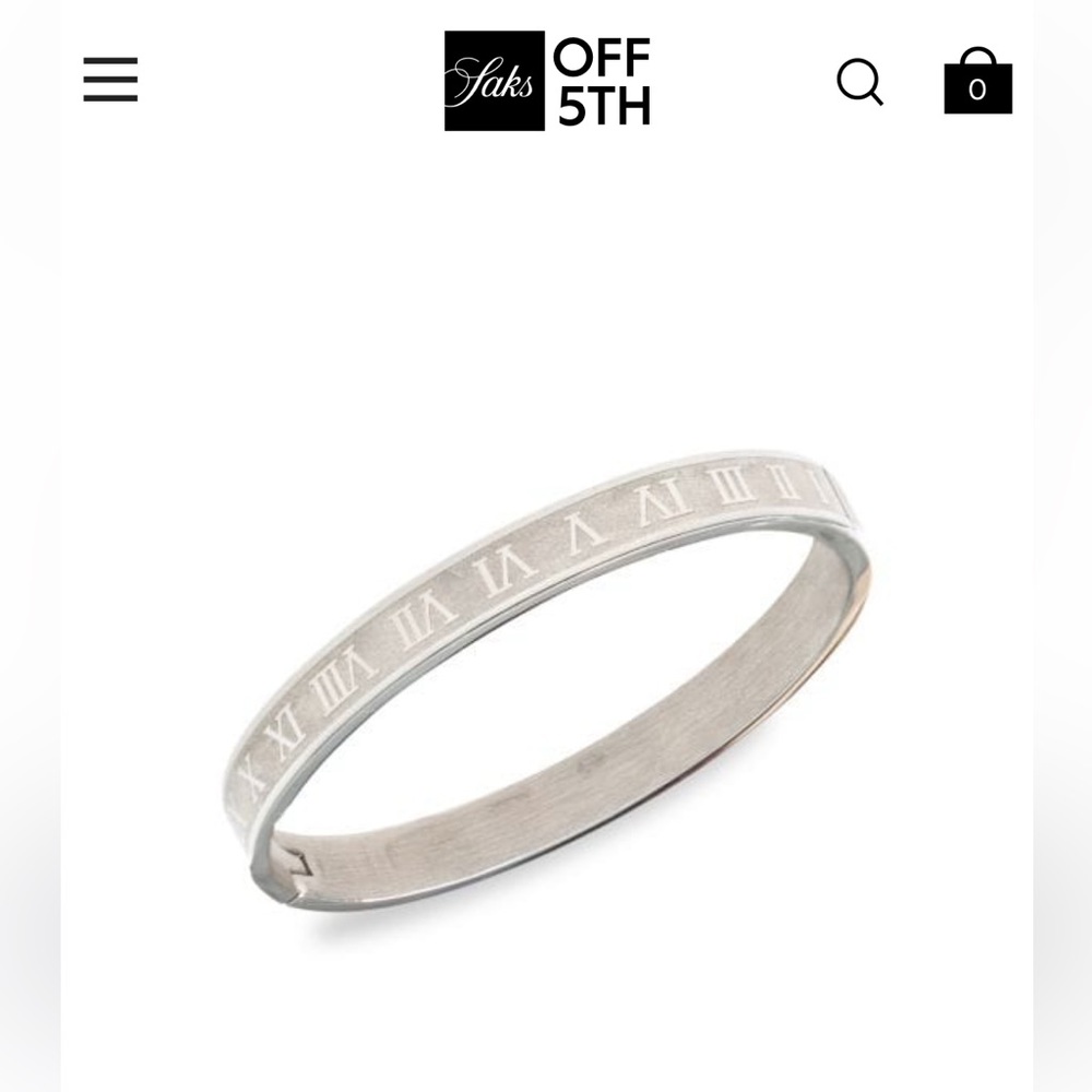 Dell Arte Stainless Steel Roman Bracelet
